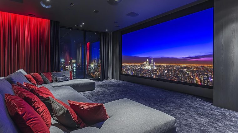 Créer une salle de cinéma maison pour un espace confortable et immersif